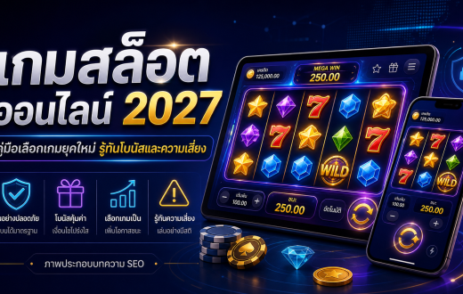 เกมสล็อตออนไลน์ 2027 คู่มือเลือกเกมยุคใหม่ รู้ทันระบบ โบนัส และความเสี่ยงก่อนเริ่มเล่น