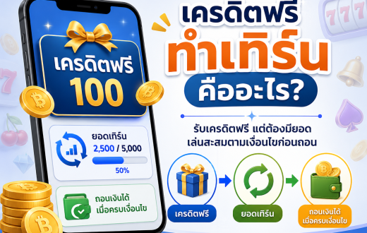 เครดิตฟรีทำเทิร์น คืออะไร? คู่มืออ่านเงื่อนไขให้เข้าใจก่อนรับโปรฟรี