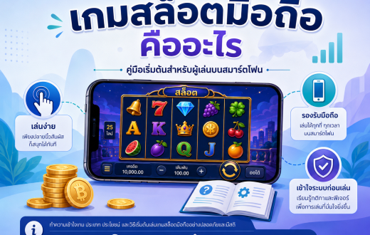 เกมสล็อตมือถือ คืออะไร ทำไมถึงกลายเป็นตัวเลือกยอดนิยมของผู้เล่นยุคใหม่