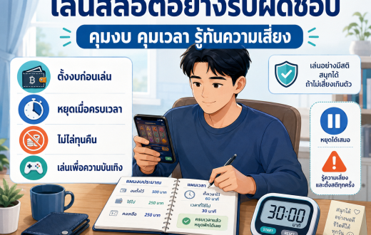 เล่นสล็อตอย่างรับผิดชอบ ไม่ใช่แค่เล่นให้น้อยลง แต่ต้องรู้ว่า เมื่อไหร่ควรหยุด