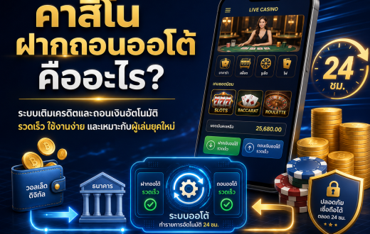 คาสิโนฝากถอนออโต้ คืออะไร? ทำไมผู้เล่นไทยถึงนิยมมากขึ้น