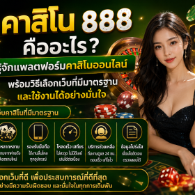 คาสิโน 888 คืออะไร? รู้จักแพลตฟอร์มคาสิโนออนไลน์ พร้อมวิธีเลือกเว็บที่มีมาตรฐานและใช้งานได้อย่างมั่นใจ