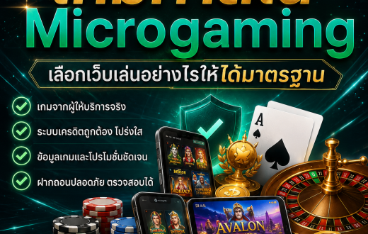 เกมคาสิโน Microgaming เลือกเว็บอย่างไรให้ได้มาตรฐานและตรวจสอบได้