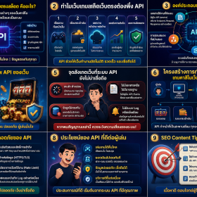 API เกมคาสิโนเว็บตรงสล็อต คืออะไร? คู่มือเข้าใจระบบเชื่อมต่อของเว็บยุคใหม่
