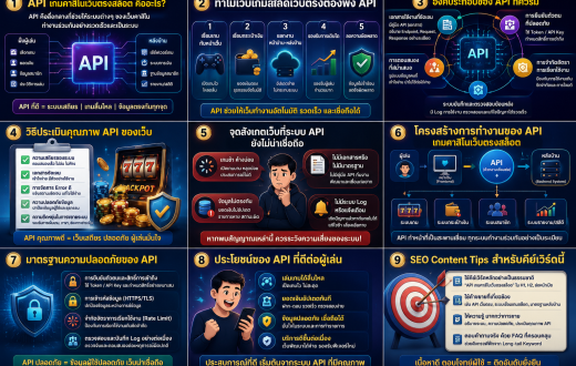 API เกมคาสิโนเว็บตรงสล็อต คืออะไร? คู่มือเข้าใจระบบเชื่อมต่อของเว็บยุคใหม่