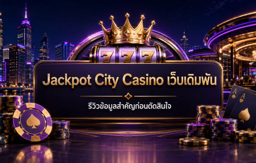 Jackpot City Casino เว็บเดิมพัน รีวิวข้อมูลสำคัญก่อนตัดสินใจใช้งาน