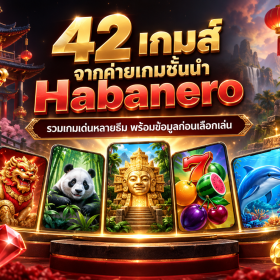 42 เกมส์ จากค่ายเกมชั้นนำ Habanero รวมสล็อตหลากหลายสไตล์ในบทความเดียว